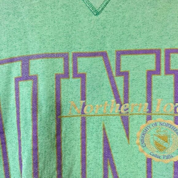 90s UNI GEAR Collegiate Crewneck Green Size XL - Picture 8 of 14